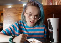 Vonnie bean no pants pizza night 01